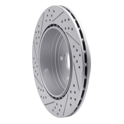 DFC D&S Rear Right Drilled & Slotted Rotor | Subaru Impreza/WRX (830-13022R)