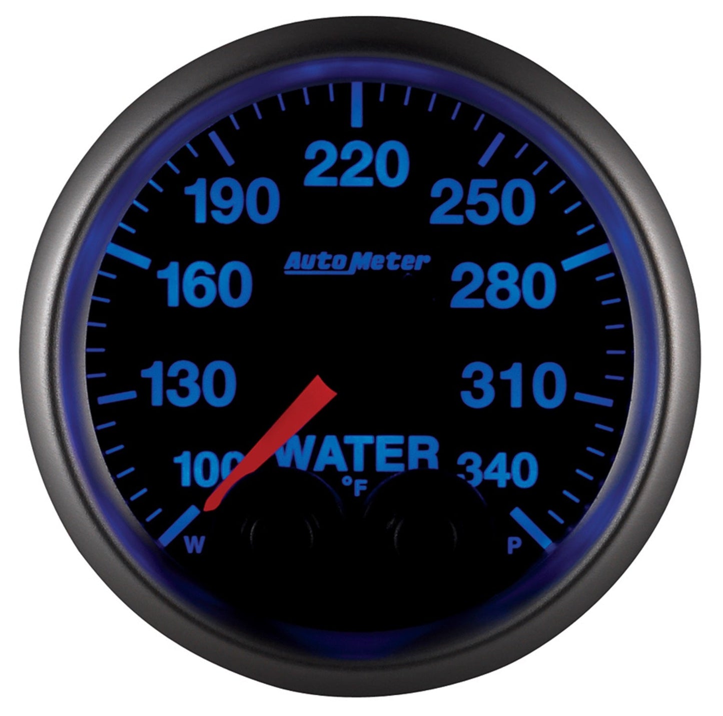 AutoMeter Elite 52mm 100-340 Deg F Water Temperature Peak and Warn Gauge w/ Electonic Control (5655)