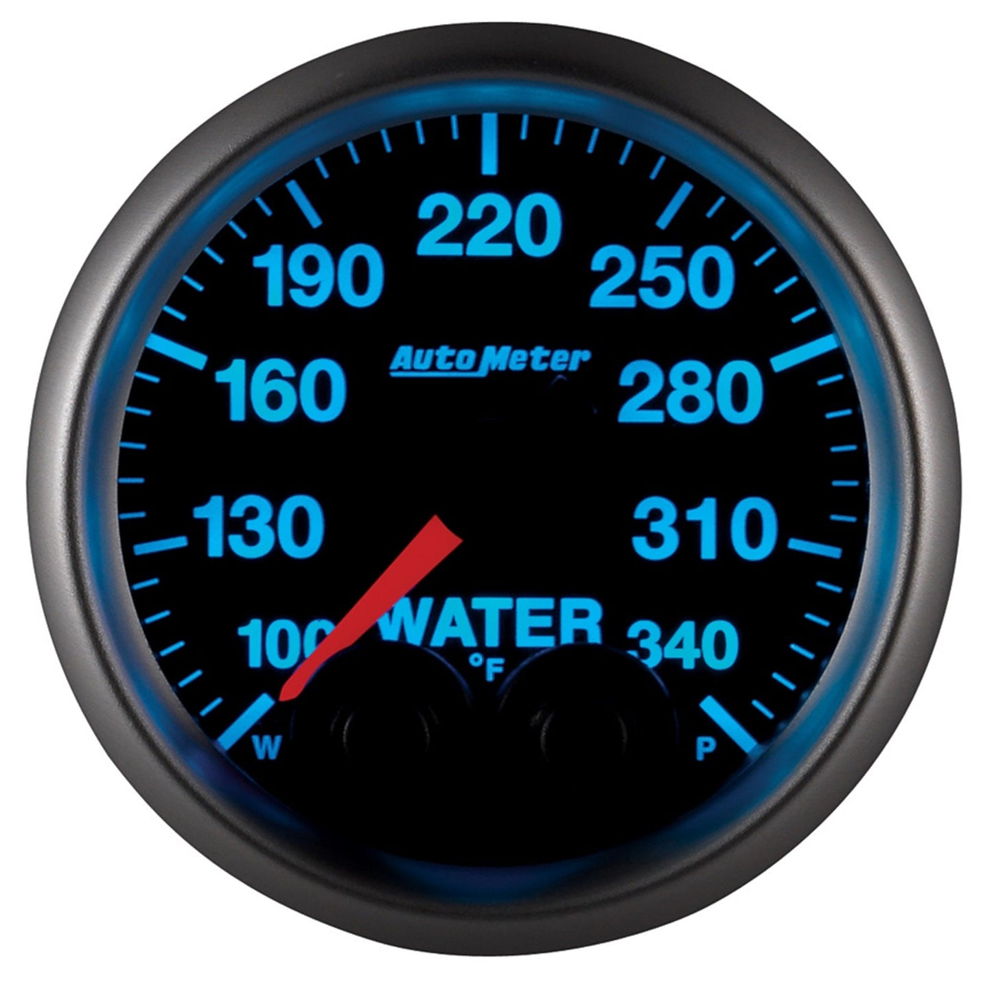 AutoMeter Elite 52mm 100-340 Deg F Water Temperature Peak and Warn Gauge w/ Electonic Control (5655)