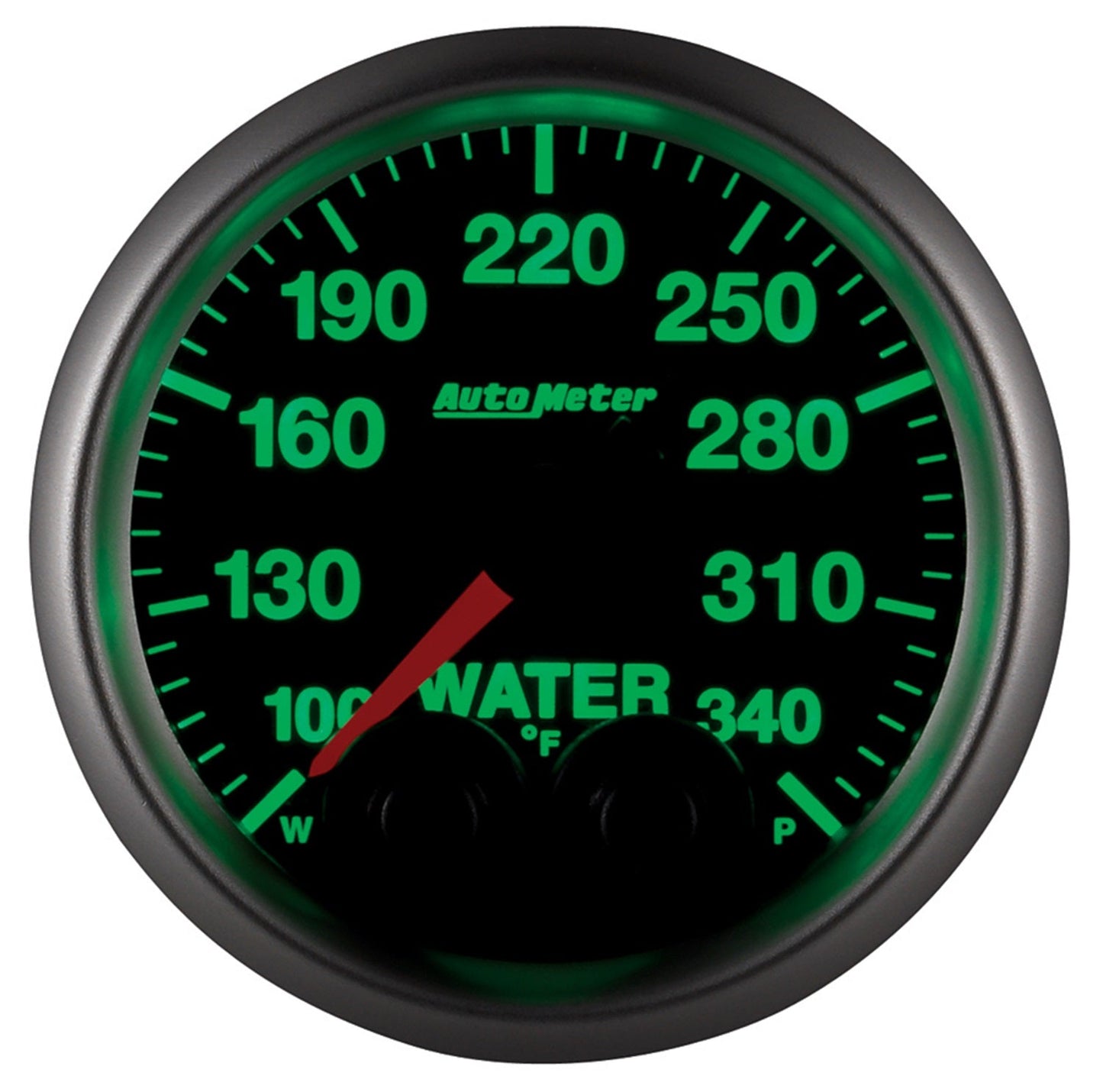 AutoMeter Elite 52mm 100-340 Deg F Water Temperature Peak and Warn Gauge w/ Electonic Control (5655)