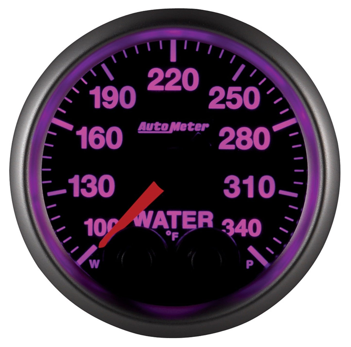 AutoMeter Elite 52mm 100-340 Deg F Water Temperature Peak and Warn Gauge w/ Electonic Control (5655)