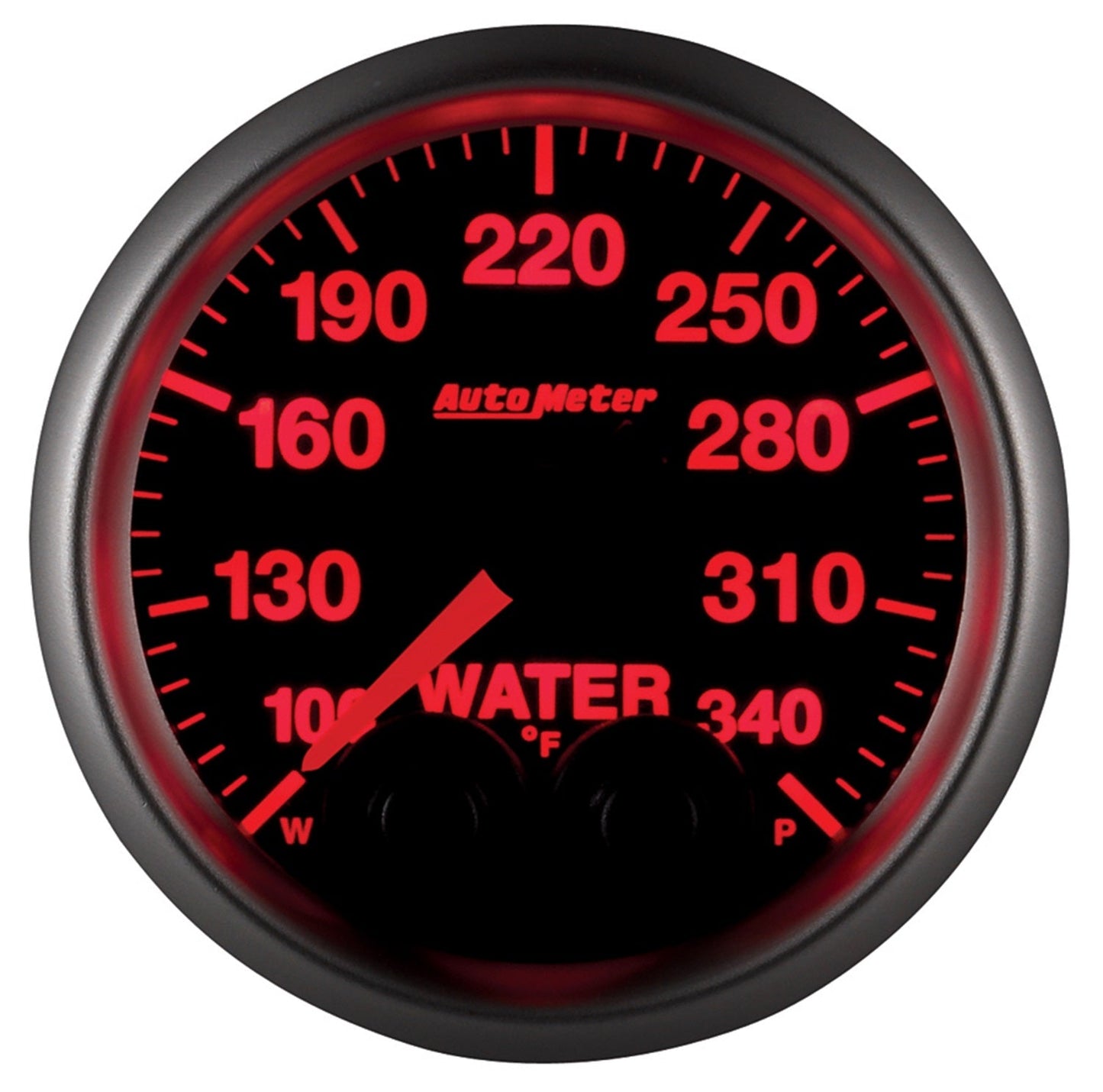 AutoMeter Elite 52mm 100-340 Deg F Water Temperature Peak and Warn Gauge w/ Electonic Control (5655)