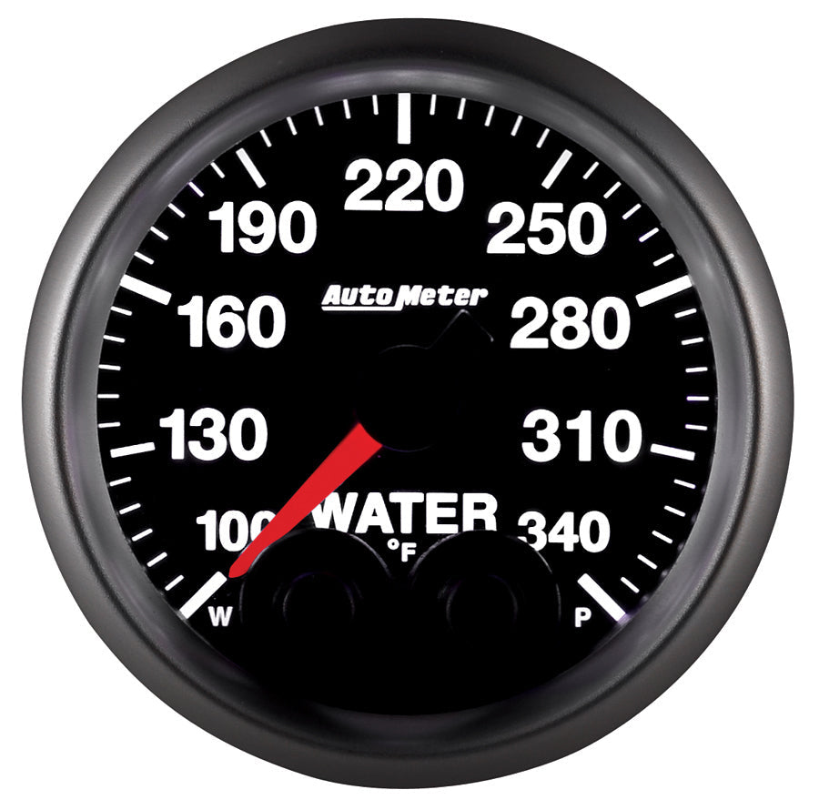 AutoMeter Elite 52mm 100-340 Deg F Water Temperature Peak and Warn Gauge w/ Electonic Control (5655)