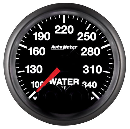 AutoMeter Elite 52mm 100-340 Deg F Water Temperature Peak and Warn Gauge w/ Electonic Control (5655)