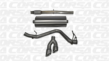 CORSA Sport / 3.0 in Cat-Back SSE 4.0 in Twin Tips | 14-19c Silverado Sierra 5.3L 153WB (14874)