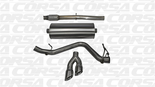 CORSA Sport / 3.0 in Cat-Back SSE 4.0 in Twin Tips | 14-19c Silverado Sierra 5.3L 153WB (14874)