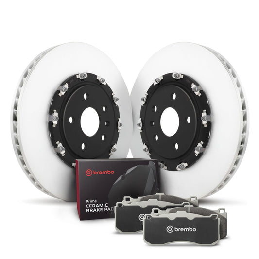 Brembo KT00414 OE Ceramic Disc Brake Kit for 2008-2014 Mitsubishi Lancer