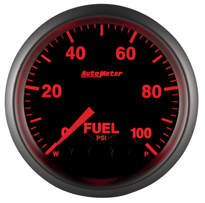 AutoMeter Elite 52mm 0-100 PSI Fuel Pressure Peak and Warn w/ Electronic Control Gauge (5671)