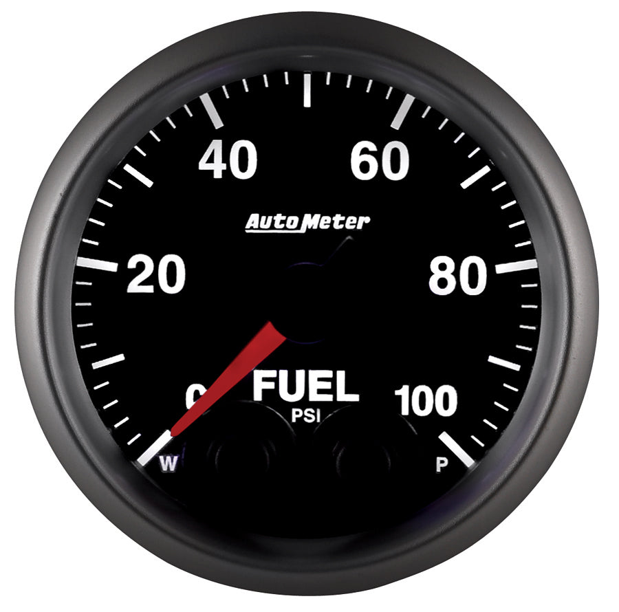 AutoMeter Elite 52mm 0-100 PSI Fuel Pressure Peak and Warn w/ Electronic Control Gauge (5671)