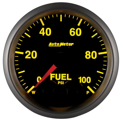 AutoMeter Elite 52mm 0-100 PSI Fuel Pressure Peak and Warn w/ Electronic Control Gauge (5671)