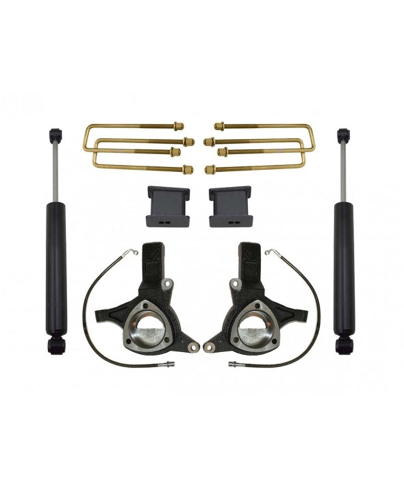 MaxTrac K881343 4.5" Lift +Shocks for 07-16 Silv/Sierra 1500 2wd Cast Steel Arms