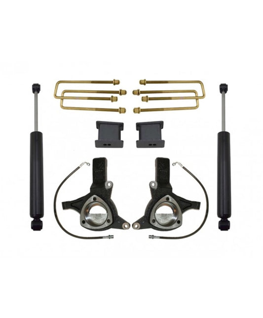 MaxTrac K881343 4.5" Lift +Shocks for 07-16 Silv/Sierra 1500 2wd Cast Steel Arms