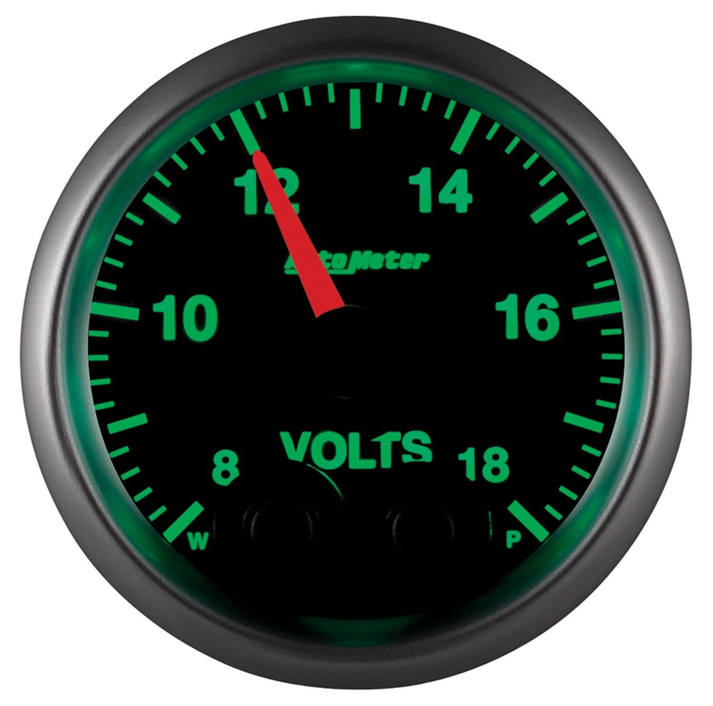 AutoMeter Elite 52.4mm Peak and Warn w/ Electronic Control 8-18 Volt Voltmeter (5683)