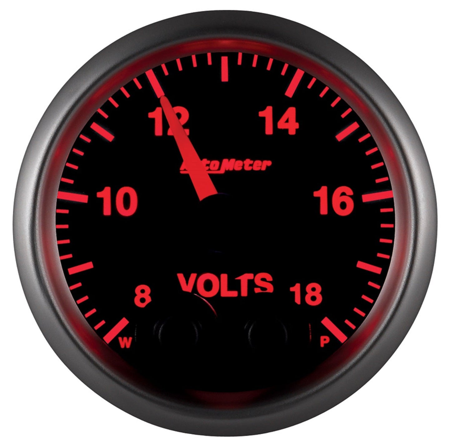 AutoMeter Elite 52.4mm Peak and Warn w/ Electronic Control 8-18 Volt Voltmeter (5683)