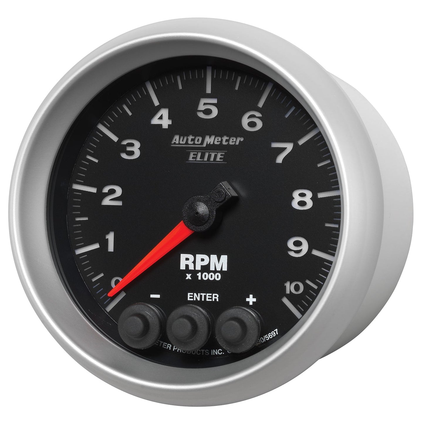 AutoMeter Street Progressive Shift Light 85.7mm Tachometer 0-10,000 RPM (5697)