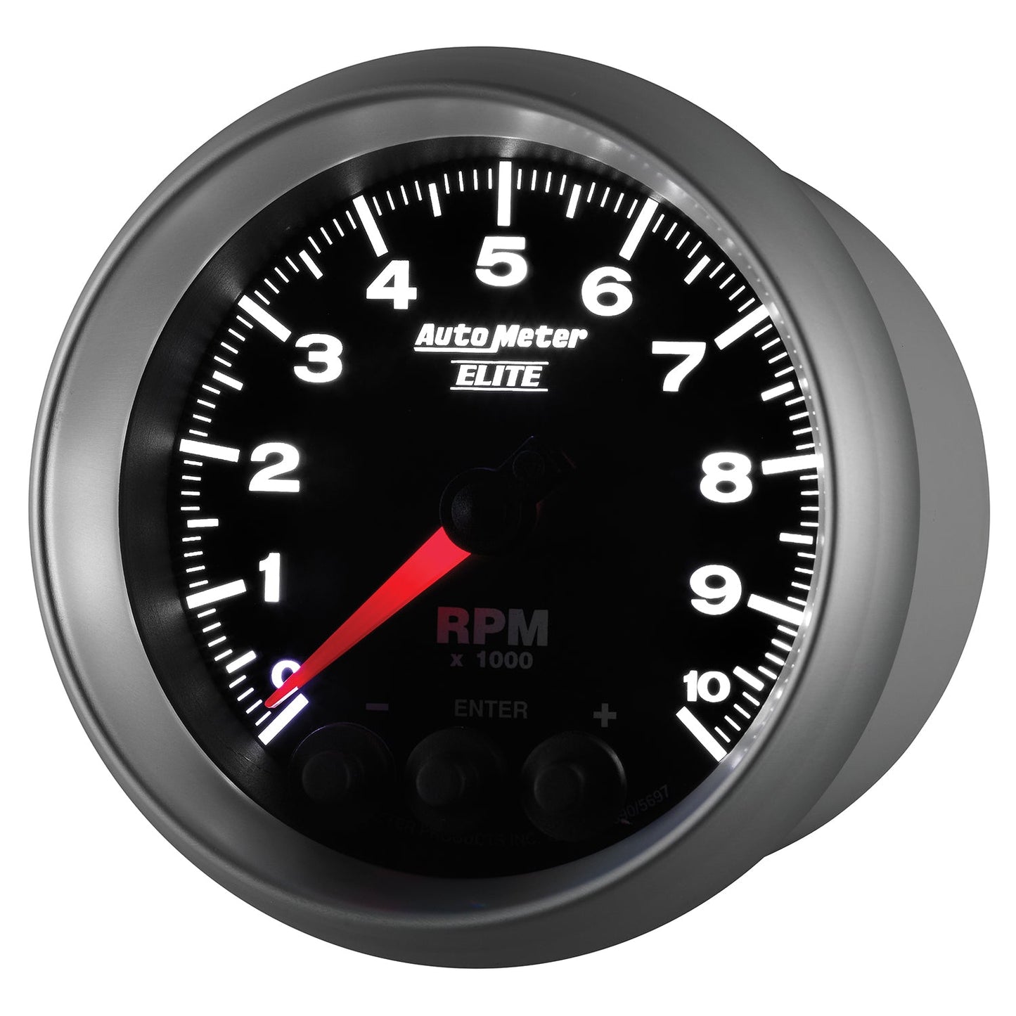 AutoMeter Street Progressive Shift Light 85.7mm Tachometer 0-10,000 RPM (5697)