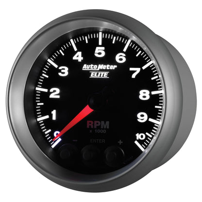 AutoMeter Street Progressive Shift Light 85.7mm Tachometer 0-10,000 RPM (5697)
