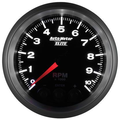 AutoMeter Street Progressive Shift Light 85.7mm Tachometer 0-10,000 RPM (5697)