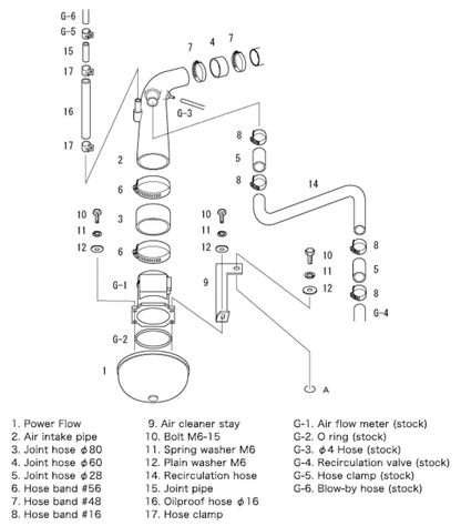 HKS 70020-AN104 RS ECR33/ER34/WGNC34 RB25DET For Nissan Skyline/GT-R