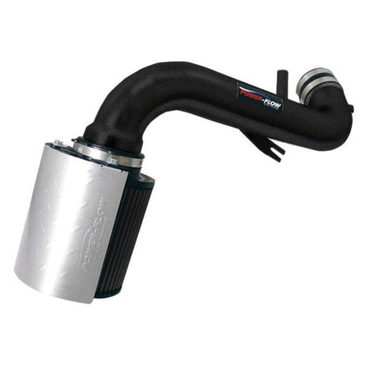 Injen 05-06 Dakota / 06-07 Raider 4.7L V8 Power-Flow (incl. Diamond plate heat shield) Wrinkle Black