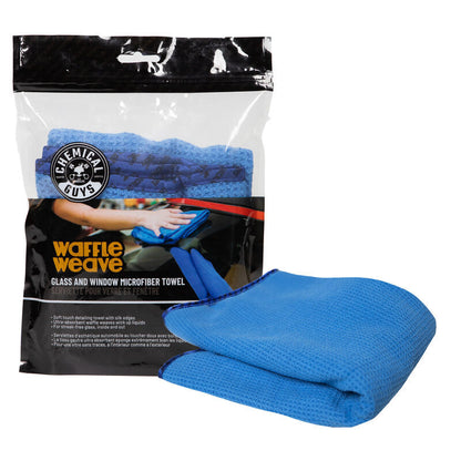 Chemical Guys 24" x 16" Waffle Weave Glass and Window Microfiber Towel | Universal (MIC707)