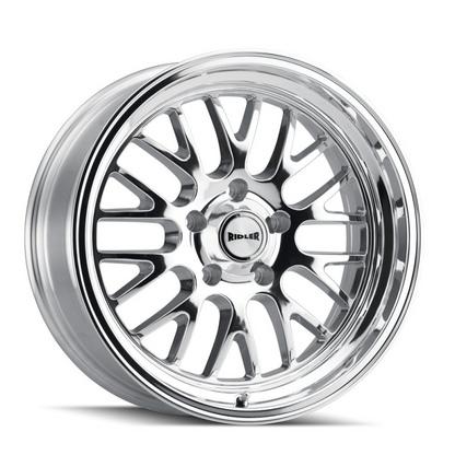 (set of 4) Ridler Wheels 607 Polished | 20x10" +0mm | 5x120.65mm Wheels
