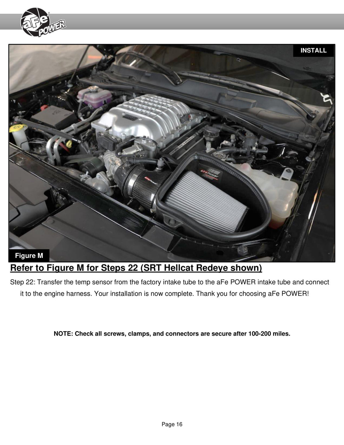 aFe Track Series Stage-2 Carbon Intake | Dodge Challenger 18-23 (57-10001D)