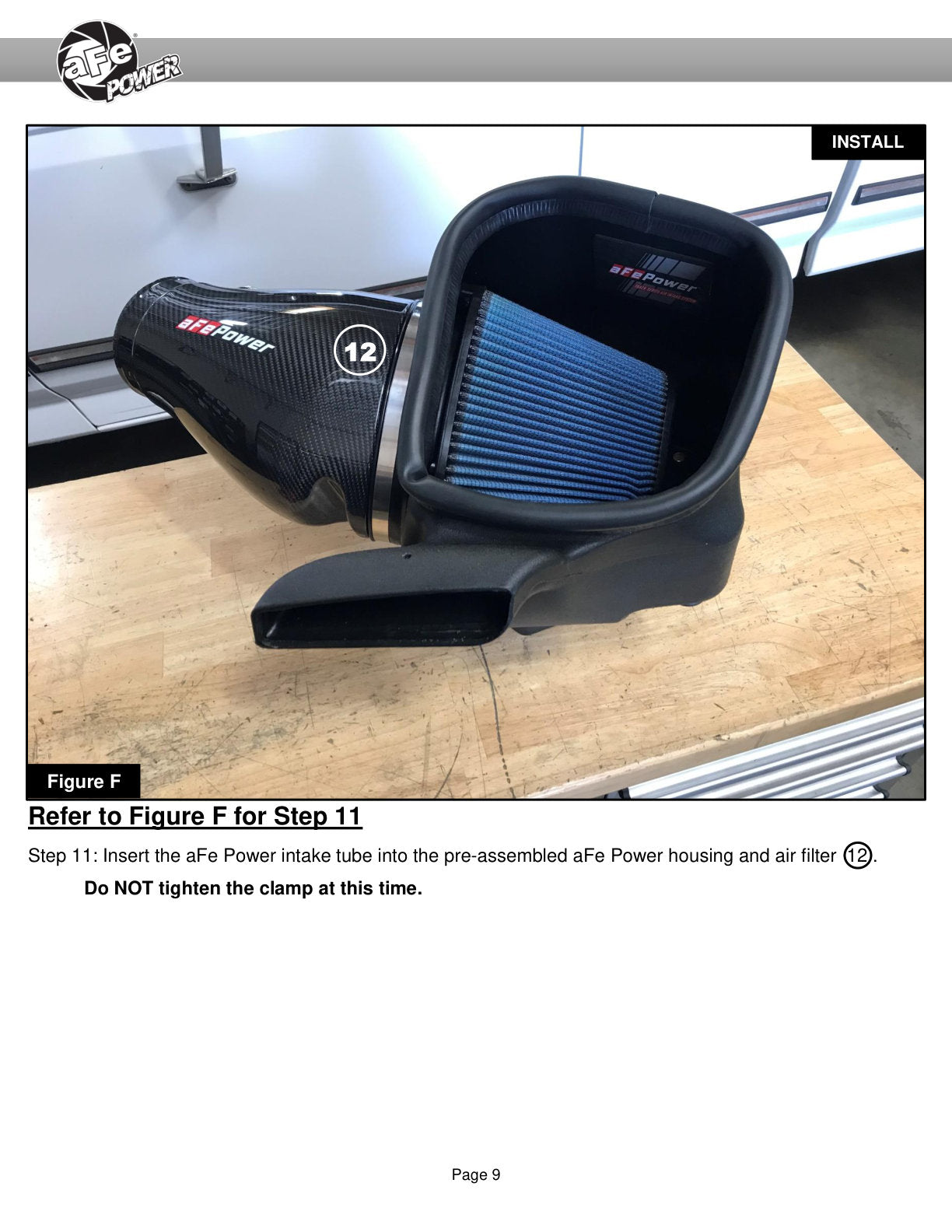 aFe 7" Carbon Fiber Pro Dry S AIS Intake | Jeep Grand Cherokee Trackhawk 2018 (57-10002D)