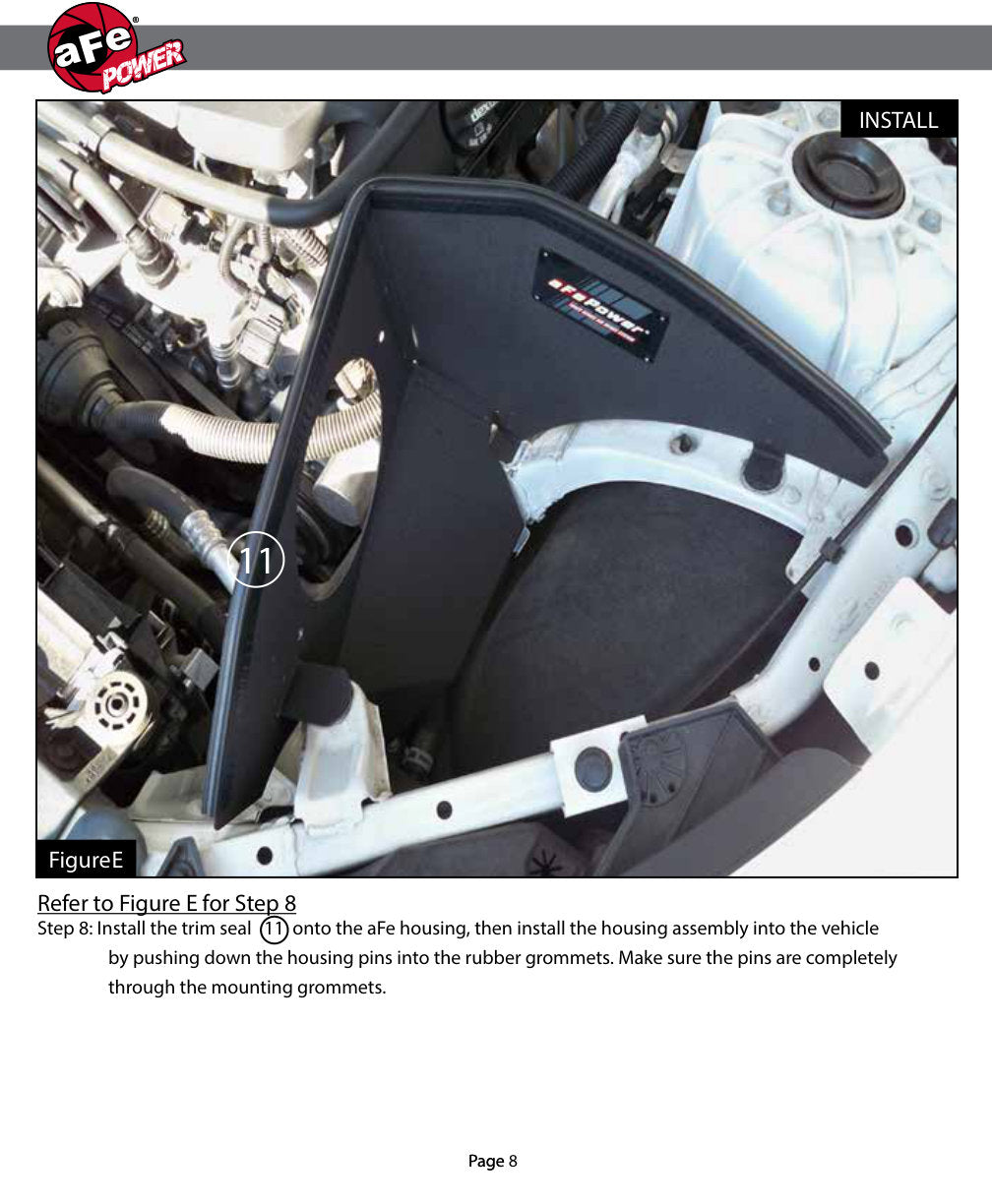 aFe Track Series Carbon Fiber Pro 5R AIS Intake | Chevrolet Camaro SS 2016-2019 (57-10005R)