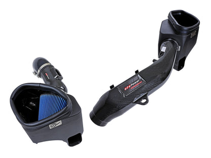 aFe Track Series Stg 2 Carbon Fiber Intake w/ Pro 5R Media | BMW M3/M4 (15-20) (57-10006R)