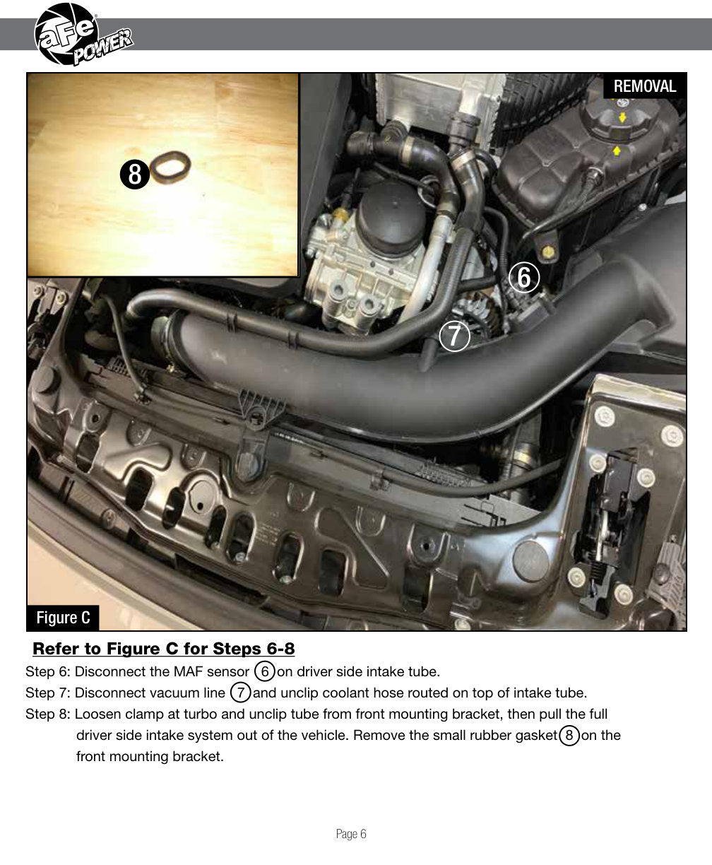 aFe Track Series Stg 2 Carbon Fiber Intake w/ Pro 5R Media | BMW M3/M4 (15-20) (57-10006R)