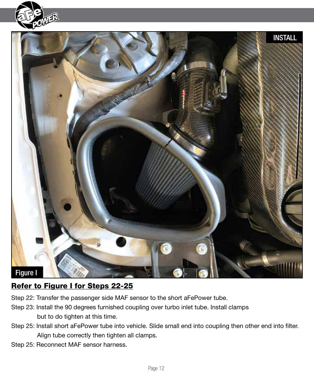 aFe Track Series Stg 2 Carbon Fiber Intake w/ Pro 5R Media | BMW M3/M4 (15-20) (57-10006R)