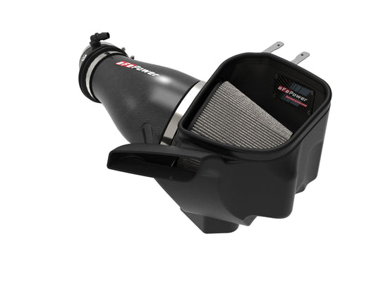 aFe Power Track Series Carbon Fiber Pro Dry S AIS - 19-20 Jeep Grand Cherokee Trackhawk 6.2L (57-10009D)