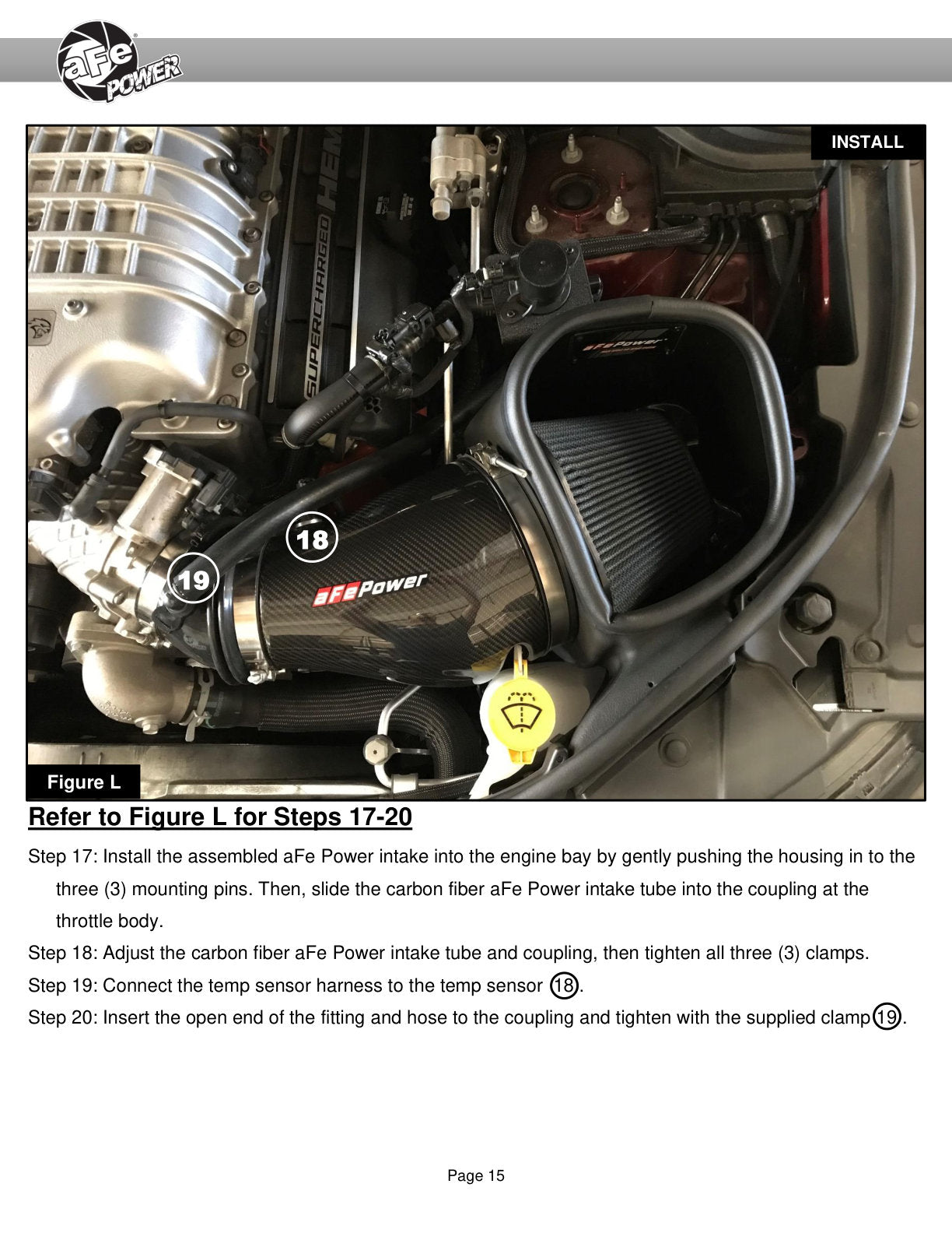 aFe Carbon Fiber Pro Dry S Air Intake | Jeep GC Trackhawk (19-20) (57-10009D)