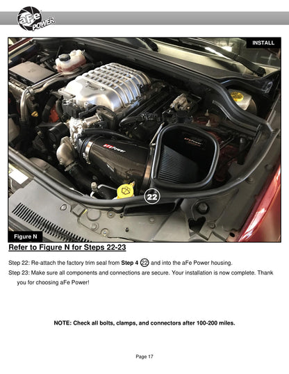 aFe Carbon Fiber Pro Dry S Air Intake | Jeep GC Trackhawk (19-20) (57-10009D)
