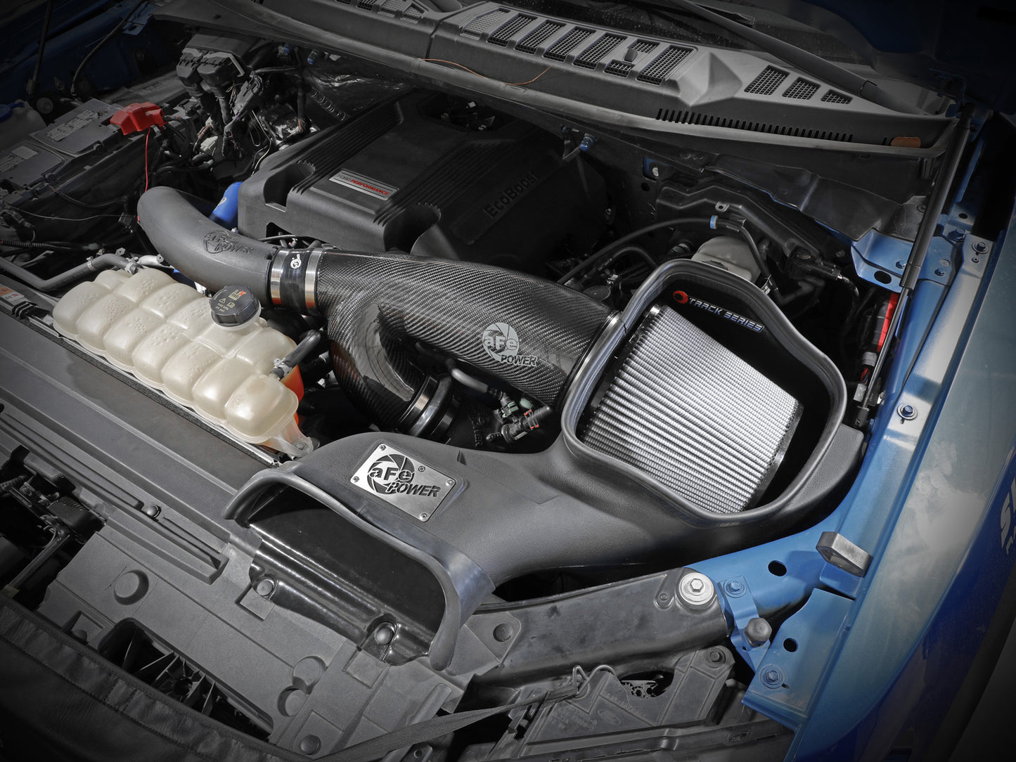aFe Track Series Carbon Fiber Cold Air Intake | Ford F-150/Raptor (17-20) (57-10010D)