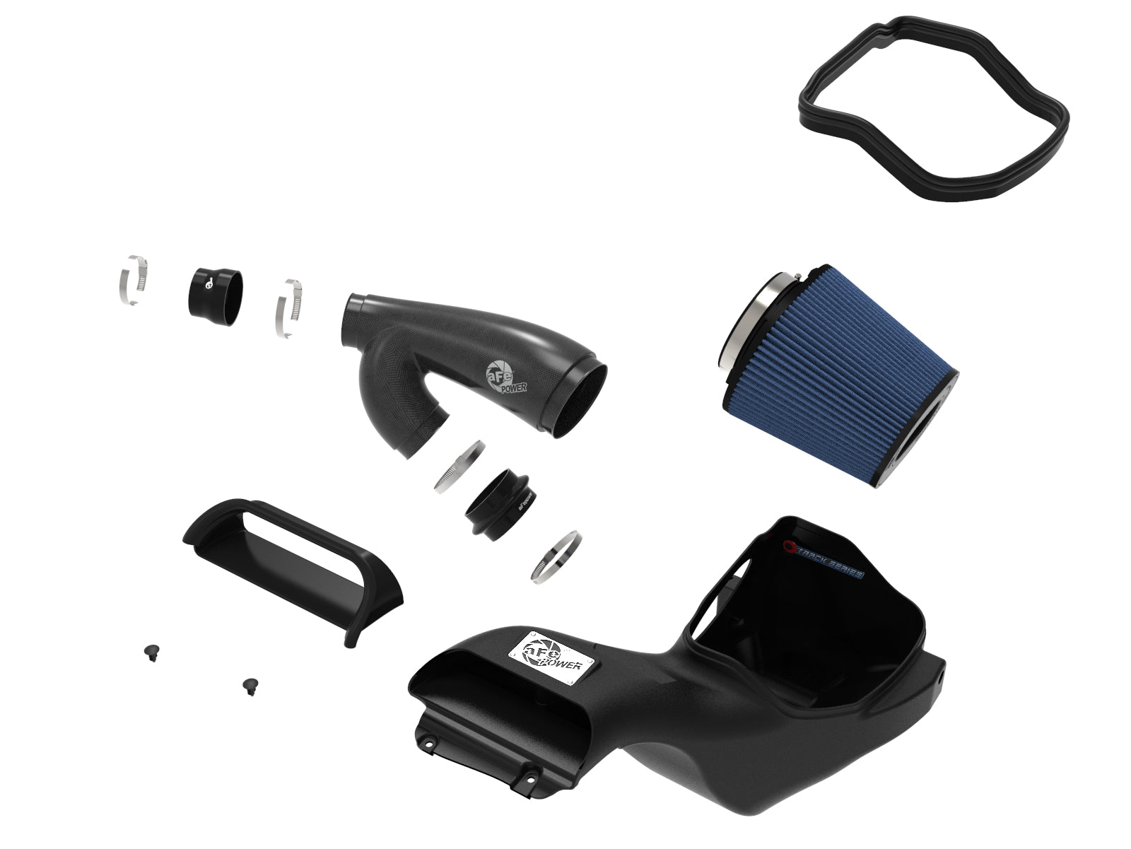 aFe Track Series Carbon Fiber Cold Air Intake w/ Pro 5R Filter | Ford F-150/Raptor (57-10010R)