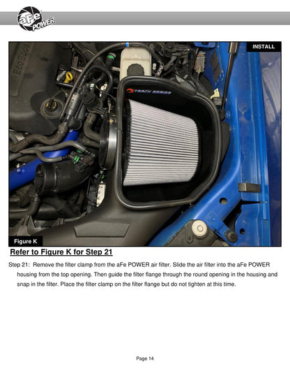 aFe Track Series Carbon Fiber Cold Air Intake w/ Pro 5R Filter | Ford F-150/Raptor (57-10010R)