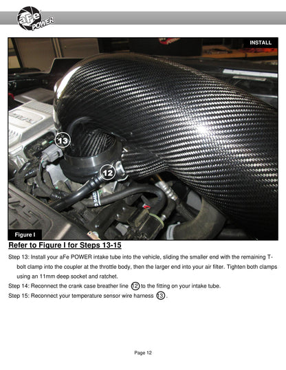 aFe 19-20 Dodge RAM 1500 5.7L Carbon Fiber Cold Air Intake w/Pro 5R Filter (57-10011R)