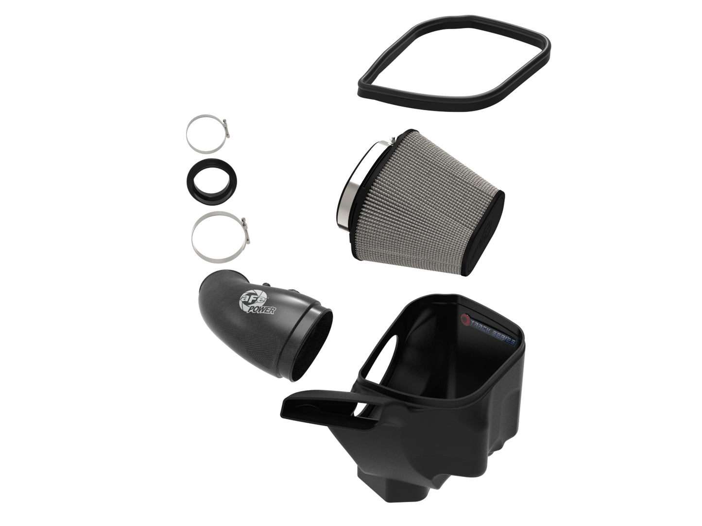 aFe 6.4L Track Series Carbon Fiber Cold Air Intake w/ Pro DRY S Filter | Jeep Grand Cherokee (12-21) (57-10014D)