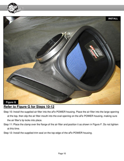 aFe 6.4L Track Series Carbon Fiber Cold Air Intake w/ Pro DRY S Filter | Jeep Grand Cherokee (12-21) (57-10014D)