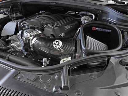 aFe 6.4L Track Series Carbon Fiber Cold Air Intake w/ Pro DRY S Filter | Jeep Grand Cherokee (12-21) (57-10014D)