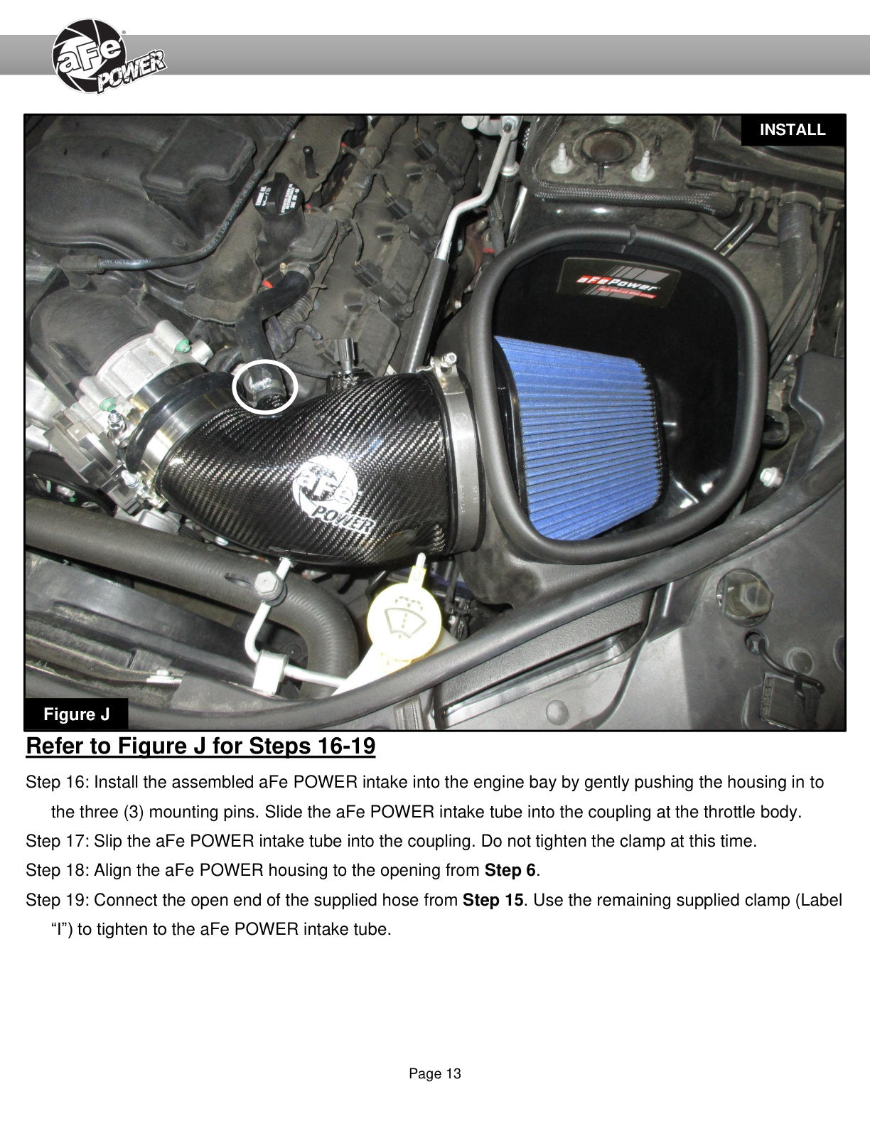 aFe Carbon Fiber Cold Air Intake w/ Pro 5R Filter | Jeep Grand Cherokee 6.4L (12-21) (57-10014R)