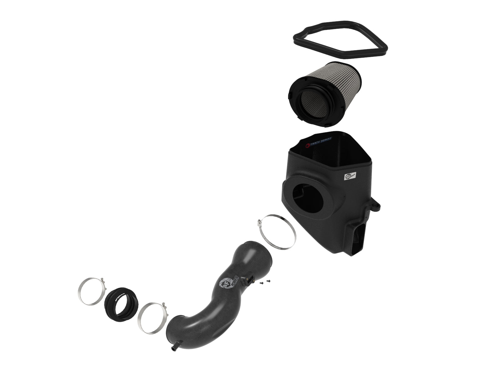 aFe Track Series Carbon Fiber Cold Air Intake w/ Pro Dry S Filter | GM Trucks 5.3L/6.2L (19-21) (57-10015D)
