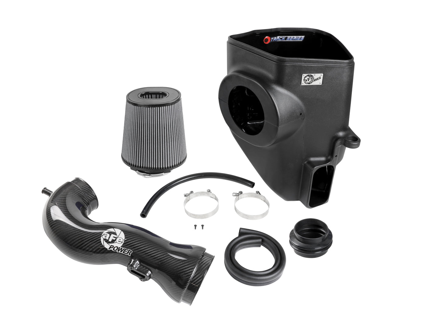 aFe Track Series Carbon Fiber Cold Air Intake w/ Pro Dry S Filter | GM Trucks 5.3L/6.2L (19-21) (57-10015D)