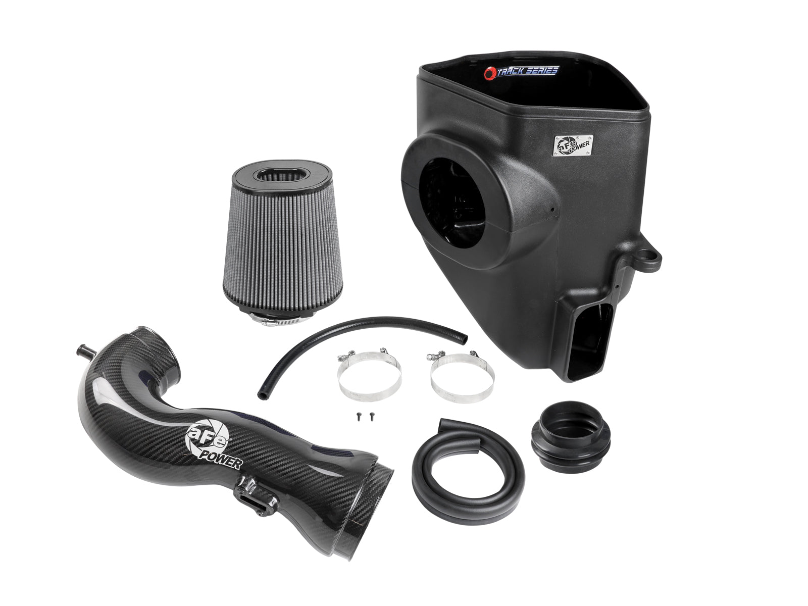 aFe Track Series Carbon Fiber Cold Air Intake w/ Pro Dry S Filter | GM Trucks 5.3L/6.2L (19-21) (57-10015D)