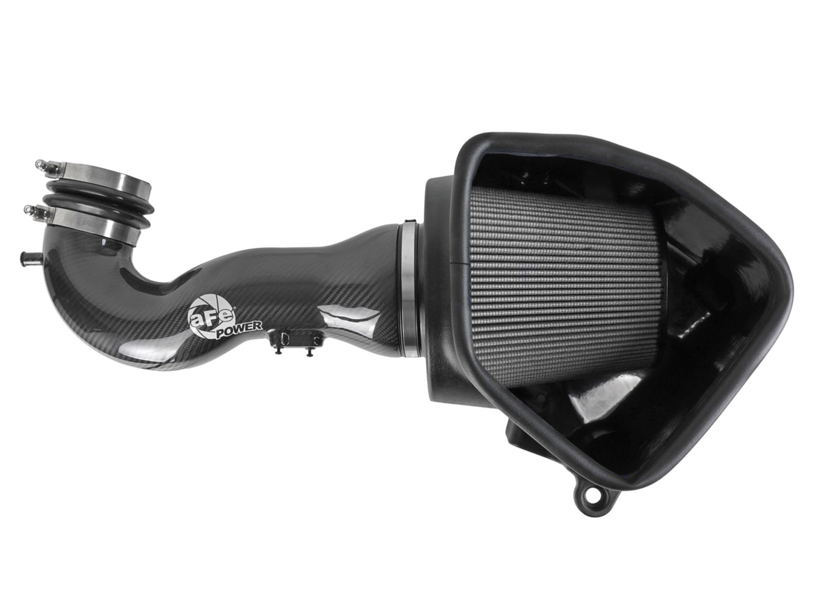 aFe Track Series Carbon Fiber Cold Air Intake w/ Pro Dry S Filter | GM Trucks 5.3L/6.2L (19-21) (57-10015D)