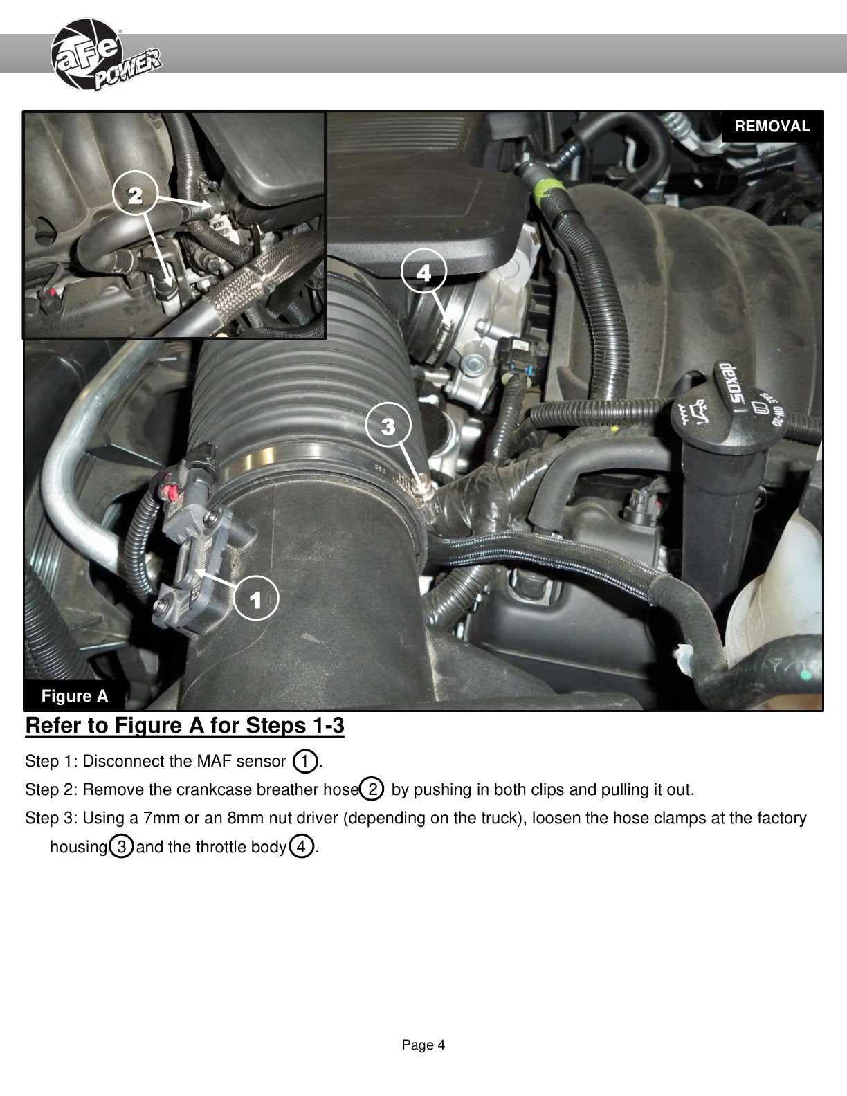 aFe Track Series Carbon Fiber Cold Air Intake w/ Pro Dry S Filter | GM Trucks 5.3L/6.2L (19-21) (57-10015D)