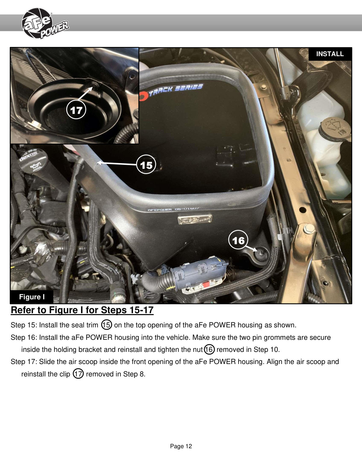 aFe Track Series Carbon Fiber Cold Air Intake w/ Pro Dry S Filter | GM Trucks 5.3L/6.2L (19-21) (57-10015D)