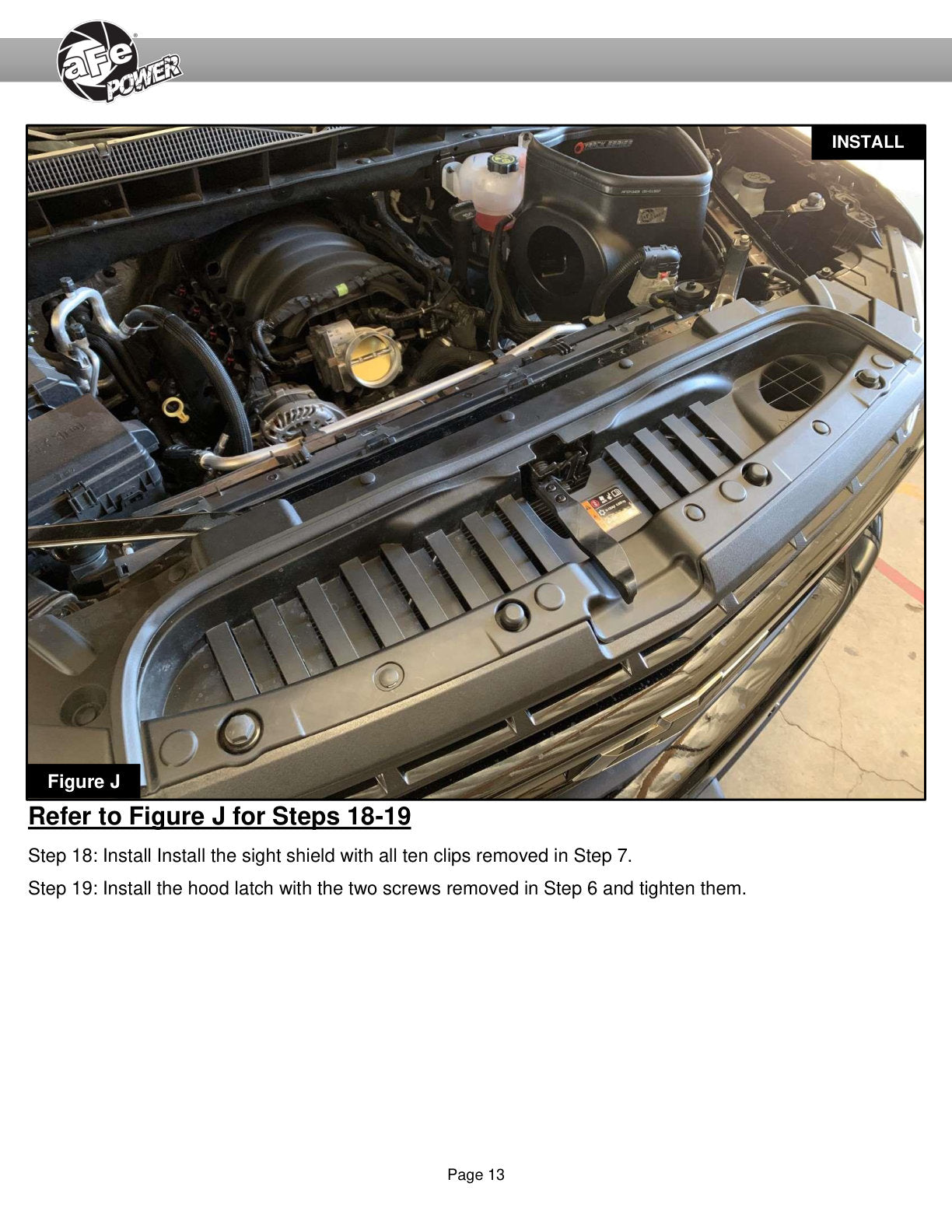 aFe Track Series Carbon Fiber Cold Air Intake w/ Pro Dry S Filter | GM Trucks 5.3L/6.2L (19-21) (57-10015D)